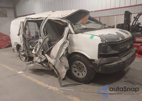 2011 Chevrolet Express 1500 Work Van from USA, damaged, VIN 1GCSGAFX7B1125833